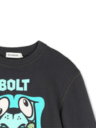 Felpa per bambino Billieblush Kids grigia con stampa grafica sul davanti U22315 062 BILLIEBLUSH KIDS 