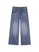 Jeans per bambino Billieblush Kids blu con effetto schiarito U22322 Z18 BILLIEBLUSH KIDS 