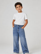 Jeans per bambino Billieblush Kids blu con effetto schiarito U22322 Z18 BILLIEBLUSH KIDS 