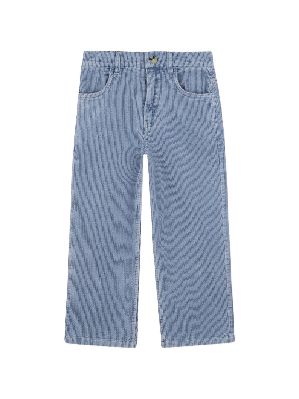 Pantaloni per bambino Billieblush Kids blu con trama a coste U22326 81U BILLIEBLUSH KIDS 
