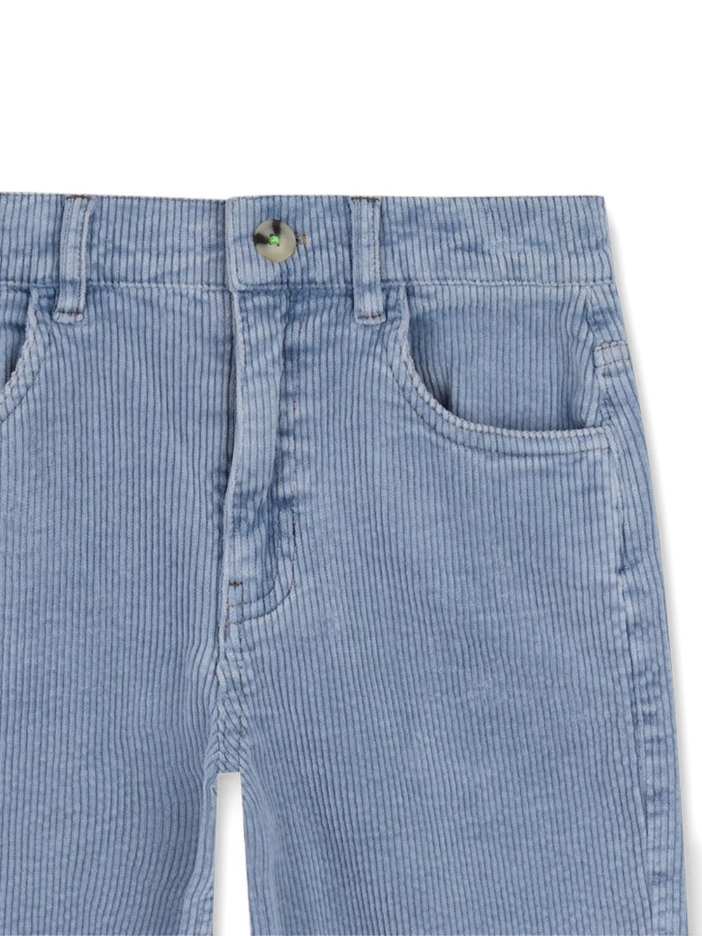 Pantaloni per bambino Billieblush Kids blu con trama a coste U22326 81U BILLIEBLUSH KIDS 