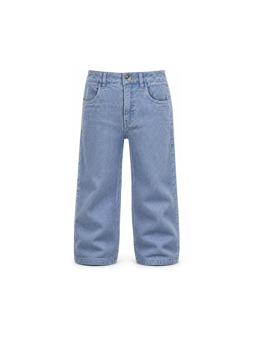 Pantaloni per bambino Billieblush Kids blu con trama a coste U22326 81U BILLIEBLUSH KIDS 