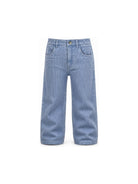 Pantaloni per bambino Billieblush Kids blu con trama a coste U22326 81U BILLIEBLUSH KIDS 