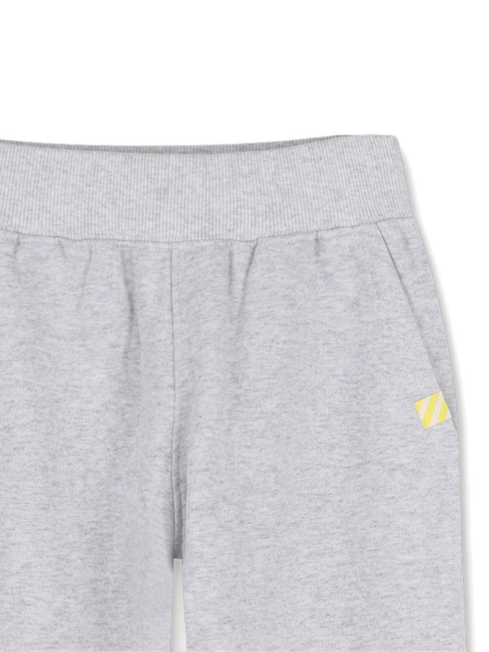 Pantaloni sportivi per bambino Billieblush Kids grigi con stampa con logo laterale U22328 A32 BILLIEBLUSH KIDS 