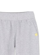 Pantaloni sportivi per bambino Billieblush Kids grigi con stampa con logo laterale U22328 A32 BILLIEBLUSH KIDS 