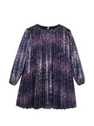 Abito per bambina Billieblush Kids viola con decorazione con paillettes U22341 85T BILLIEBLUSH KIDS 