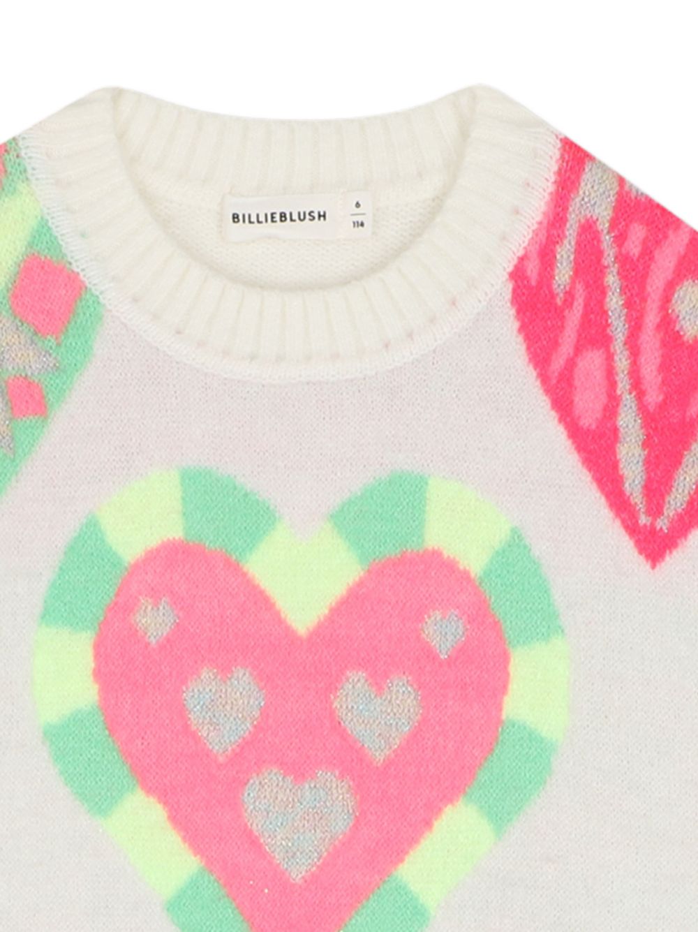 Abito per bambina Billiblush Kids multicolore con decorazioni a cuore U22347 462 BILLIEBLUSH KIDS 