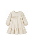 Abito per bambina Billieblush Kids beige con ruches e paillettes U22353 243 BILLIEBLUSH KIDS 