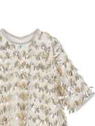Abito per bambina Billieblush Kids bianco in tulle con paillettes U22354 T07 BILLIEBLUSH KIDS 