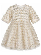 Abito per bambina Billieblush Kids bianco in tulle con paillettes U22354 T07 BILLIEBLUSH KIDS 