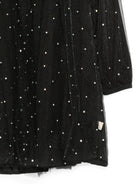 Abito per bambina Billieblush Kids nero con dettagli strass all-over U22356 09B BILLIEBLUSH KIDS 