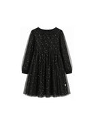 Abito per bambina Billieblush Kids nero con dettagli strass all-over U22356 09B BILLIEBLUSH KIDS 