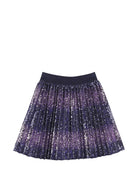 Gonna per bambina Billieblush Kids viola con trama plissettata U22360 85T BILLIEBLUSH KIDS 