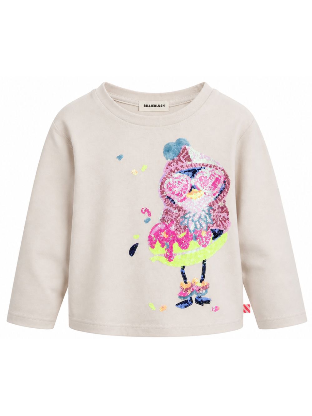 T-shirt per bambina Billieblush Kids bianca con stampa grafica sul davanti U22372 121 BILLIEBLUSH KIDS 