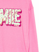 T-shirt per bambina Billieblush Kids rosa con scritta sul davanti U22374 462 BILLIEBLUSH KIDS 