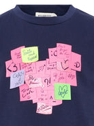 T-shirt per bambina Billieblush Kids blu con stampa sul davanti U22377 85T BILLIEBLUSH KIDS 