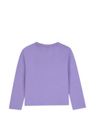 T-shirt per bambina Billieblush Kids viola con decorazione con paillettes U22385 90E BILLIEBLUSH KIDS 