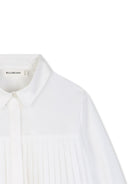 Blusa per bambina Billieblush Kids bianca con design plissettato U22391 121 BILLIEBLUSH KIDS 