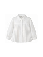 Blusa per bambina Billieblush Kids bianca con design plissettato U22391 121 BILLIEBLUSH KIDS 