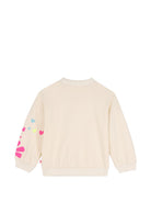 Felpa per bambina Billieblush Kids beige con decorazione con paillettes U22397 243 BILLIEBLUSH KIDS 