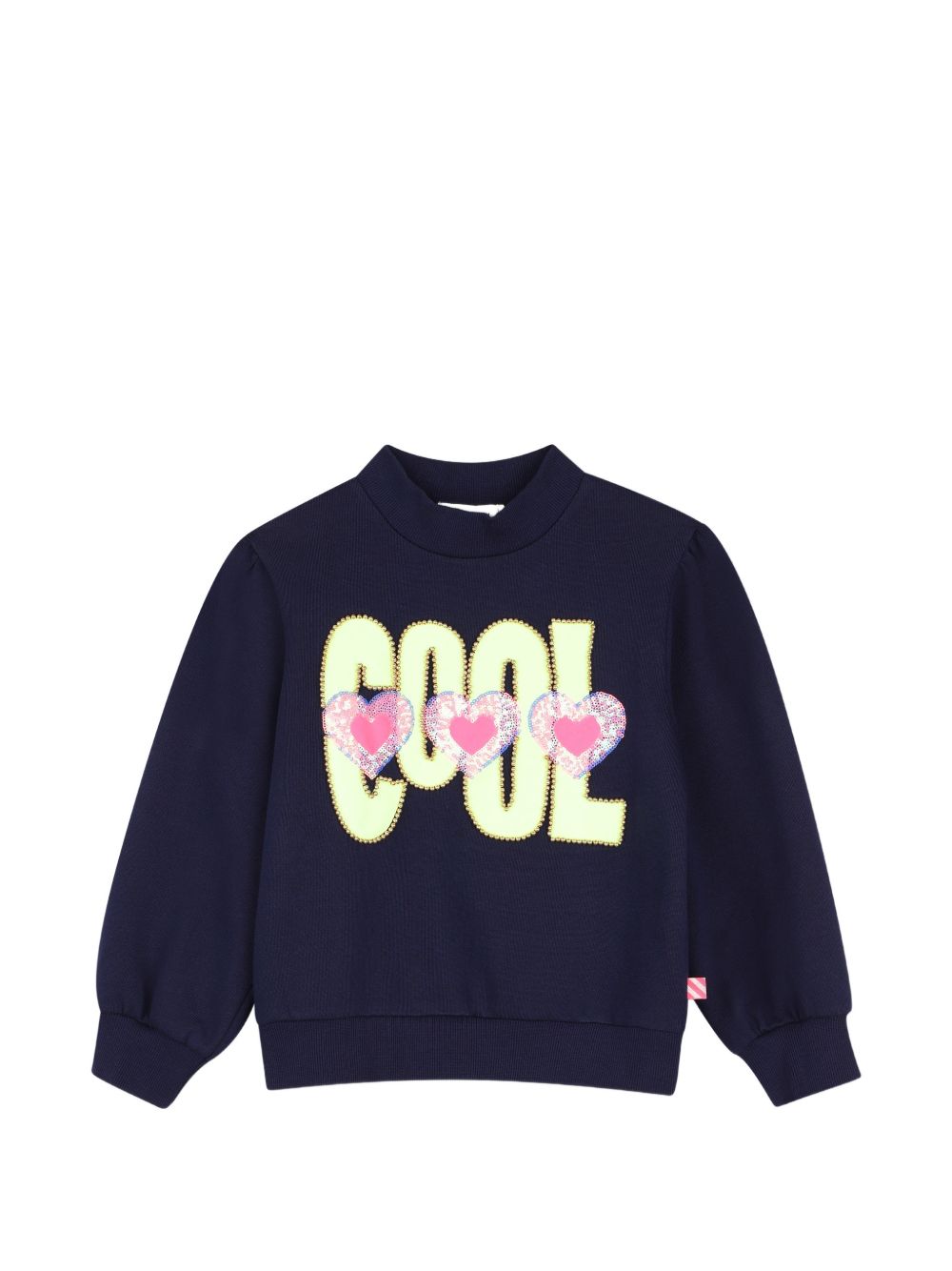 Felpa per bambina Billieblush Kids blu con decorazione con paillettes U22398 85T BILLIEBLUSH KIDS 