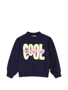 Felpa per bambina Billieblush Kids blu con decorazione con paillettes U22398 85T BILLIEBLUSH KIDS 