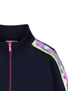 Felpa per bambina Billieblush Kids blu con decorazione con paillettes U22404 85T BILLIEBLUSH KIDS 