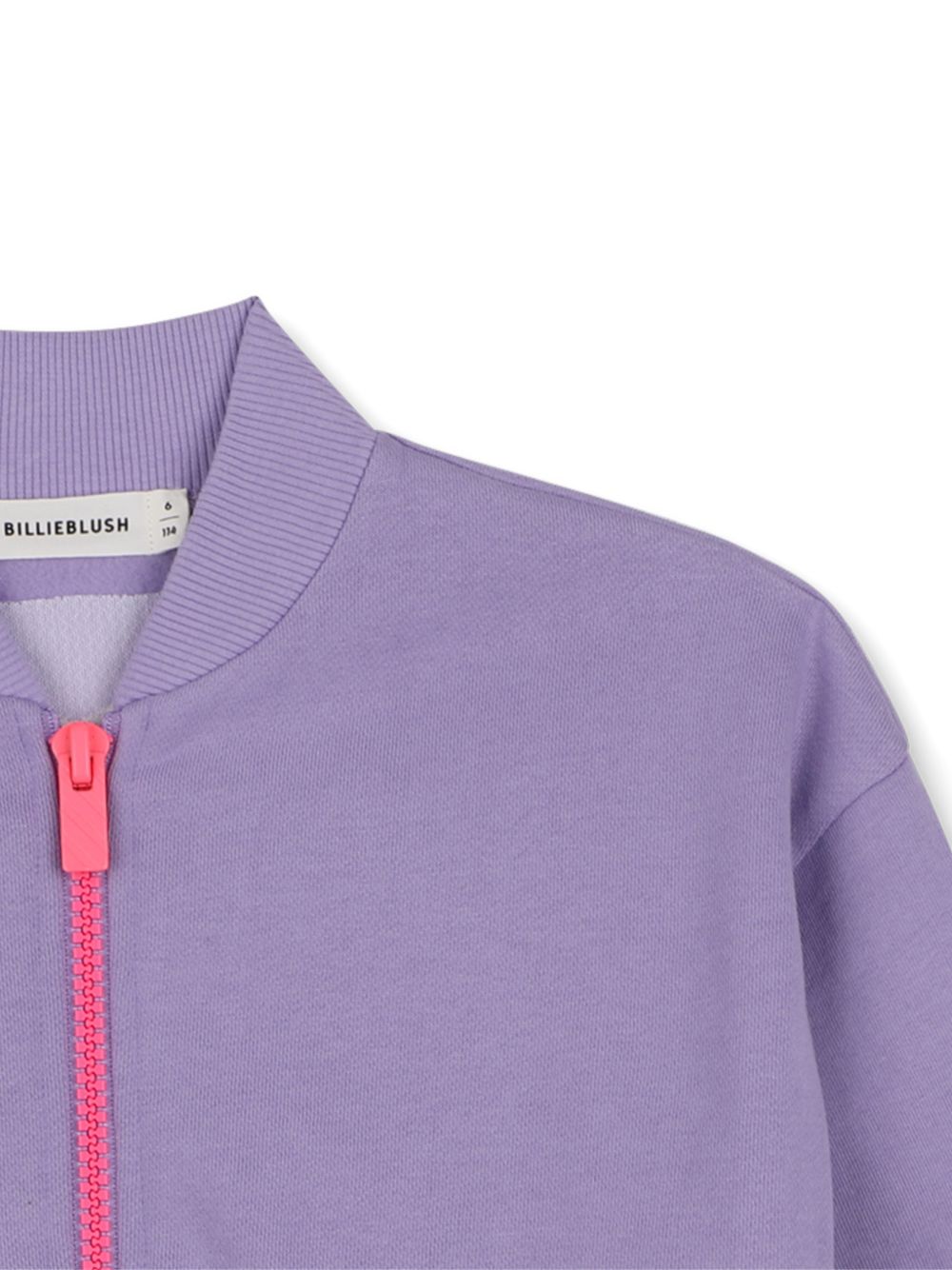 Felpa per bambina Billieblush Kids viola con decorazione con paillettes sul retro U22405 90E BILLIEBLUSH KIDS 