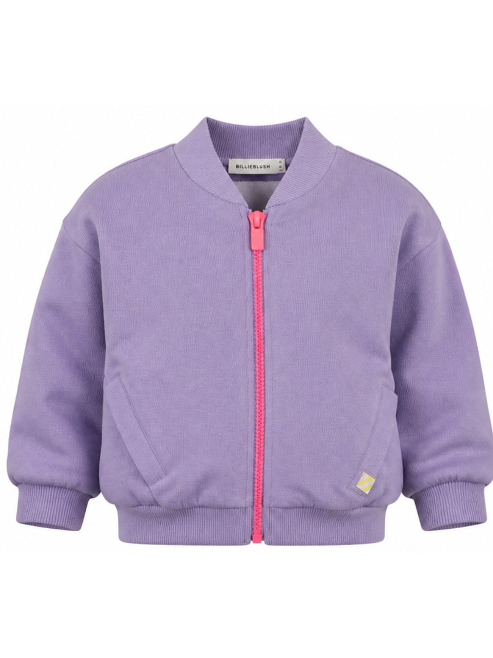 Felpa per bambina Billieblush Kids viola con decorazione con paillettes sul retro U22405 90E BILLIEBLUSH KIDS 