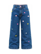 Jeans per bambina Billieblush Kids in denim con applicazioni U22410 Z22 BILLIEBLUSH KIDS 