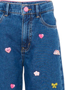 Jeans per bambina Billieblush Kids in denim con applicazioni U22410 Z22 BILLIEBLUSH KIDS 