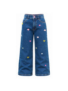 Jeans per bambina Billieblush Kids in denim con applicazioni U22410 Z22 BILLIEBLUSH KIDS 