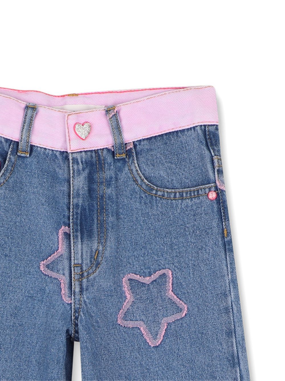 Jeans per bambina Billieblush Kids in denim con applicazioni U22416 Z10 BILLIEBLUSH KIDS 