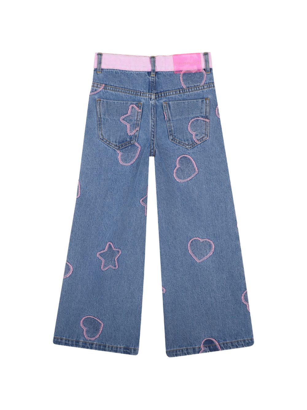 Jeans per bambina Billieblush Kids in denim con applicazioni U22416 Z10 BILLIEBLUSH KIDS 