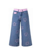 Jeans per bambina Billieblush Kids in denim con applicazioni U22416 Z10 BILLIEBLUSH KIDS 