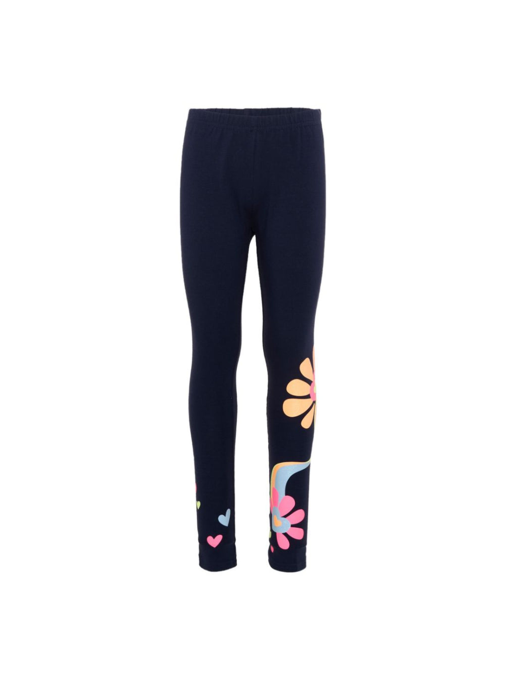 Leggings per bambina Billieblush Kids blu con stampa grafica U22421 85T BILLIEBLUSH KIDS 