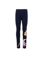 Leggings per bambina Billieblush Kids blu con stampa grafica U22421 85T BILLIEBLUSH KIDS 