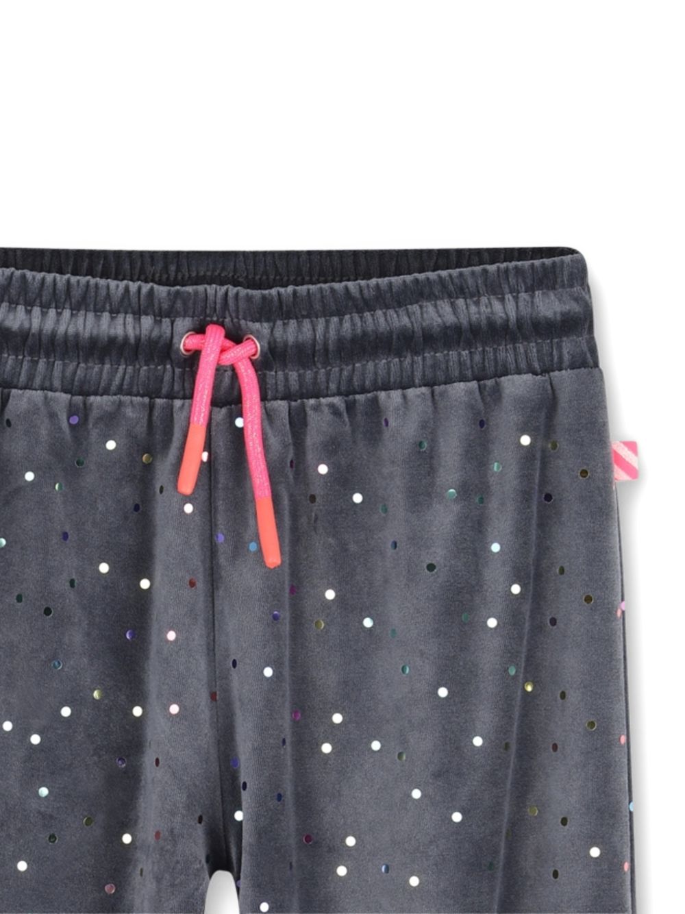 Pantaloni sportivi per bambina Billieblush Kids grigi con paillettes U22422 083 BILLIEBLUSH KIDS 