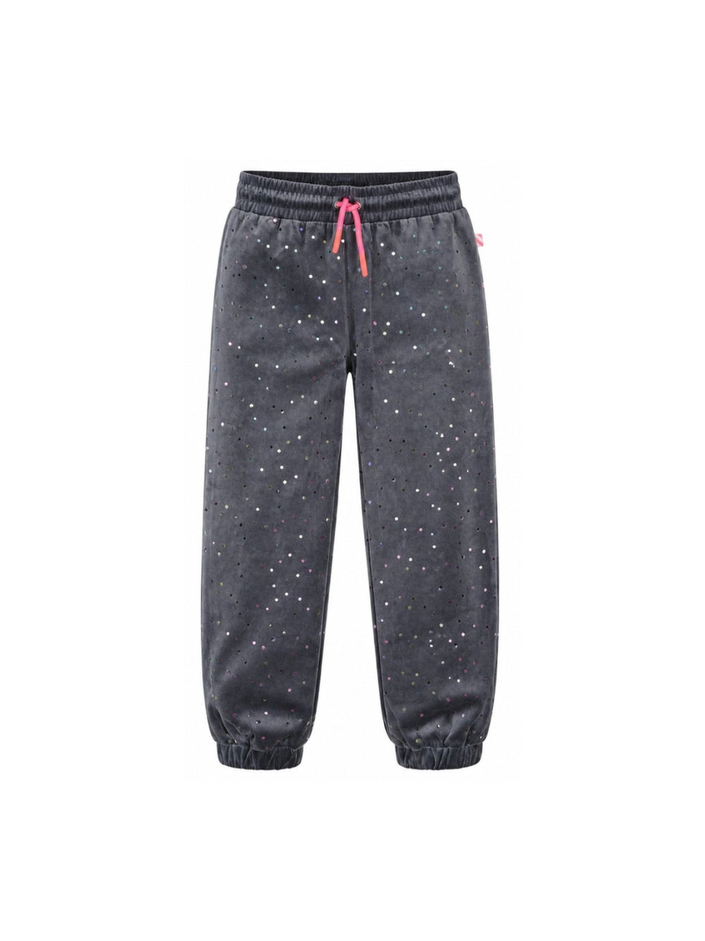 Pantaloni sportivi per bambina Billieblush Kids grigi con paillettes U22422 083 BILLIEBLUSH KIDS 