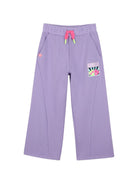 Pantaloni per bambina Billieblush Kids viola con chiusura con coulisse U22424 90E BILLIEBLUSH KIDS 