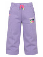 Pantaloni per bambina Billieblush Kids viola con chiusura con coulisse U22424 90E BILLIEBLUSH KIDS 
