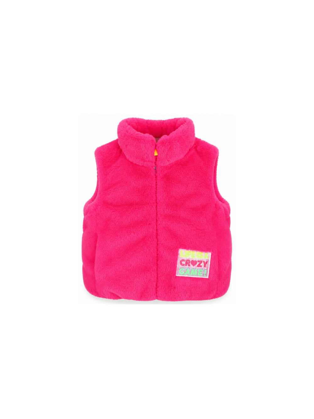 Gilet per bambina Billieblush Kids fucsia in pelliccia sintetica U22434 47A BILLIEBLUSH KIDS 