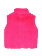 Gilet per bambina Billieblush Kids fucsia in pelliccia sintetica U22434 47A BILLIEBLUSH KIDS 