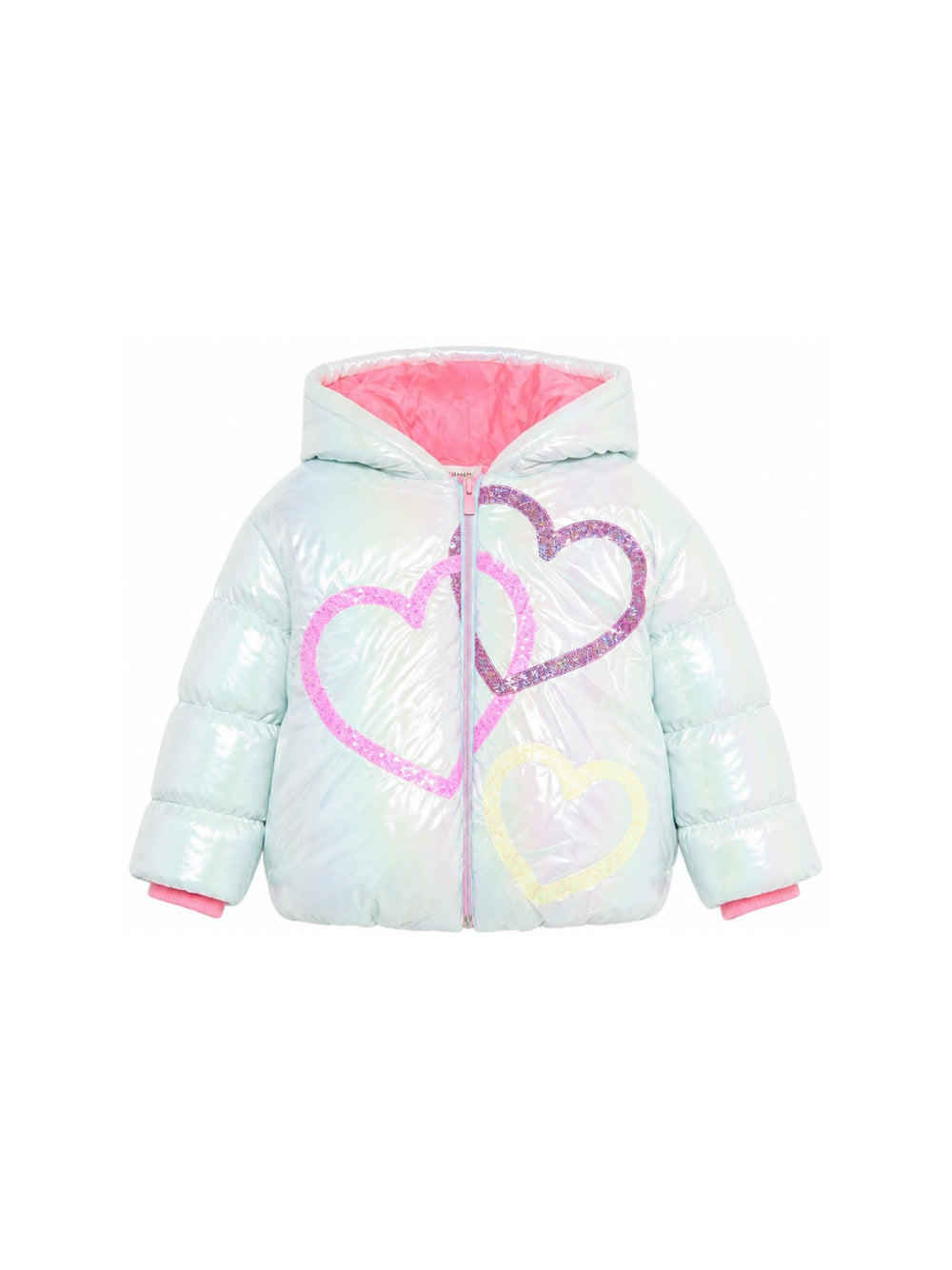 Giubbino per bambina Billieblush azzurro con design olografico U22438 78R BILLIEBLUSH KIDS 