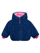 Giubbino per bambina Billieblush Kids blu con design reversibile U22439 47A BILLIEBLUSH KIDS 