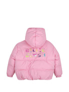 Giubbino per bambina Billieblush Kids rosa con logo con paillettes sul retro U22444 48X BILLIEBLUSH KIDS 