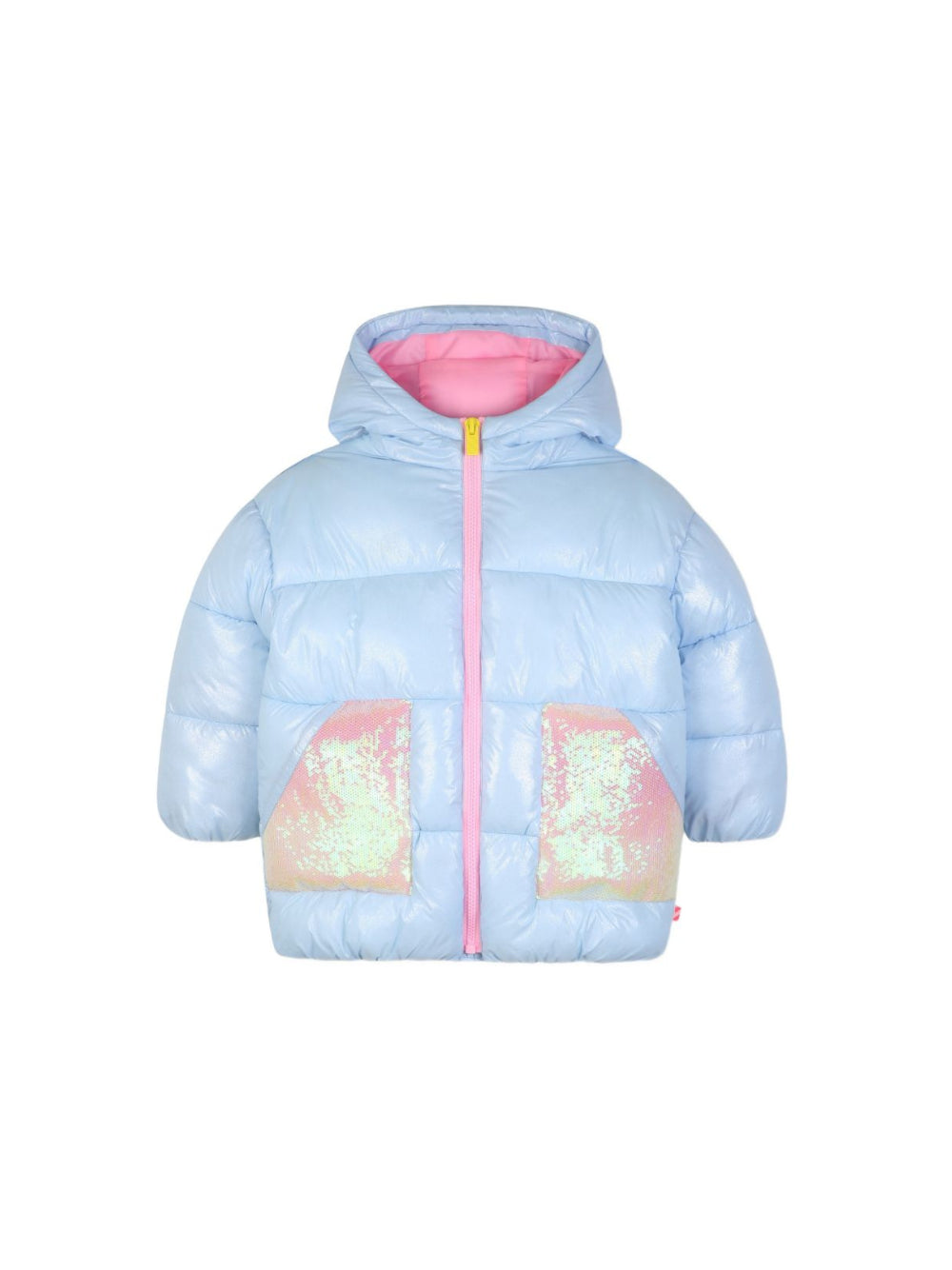 Giubbino per bambina Billieblush Kids azzurro con paillettes U22446 78R BILLIEBLUSH KIDS 