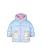 Giubbino per bambina Billieblush Kids azzurro con paillettes U22446 78R BILLIEBLUSH KIDS 