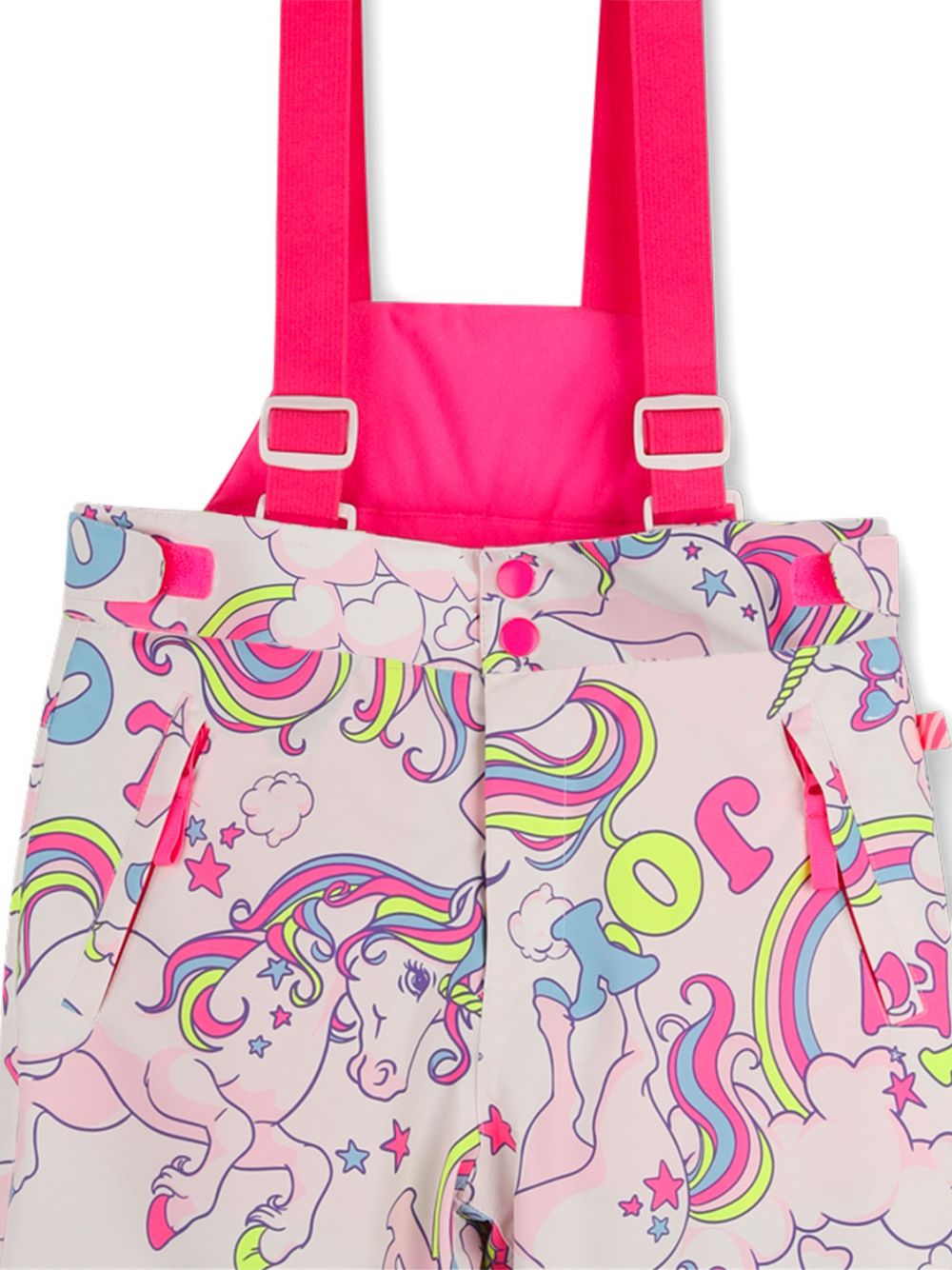 Tuta da neve per bambina Billieblush Kids rosa con stampa unicorni all-over U22452 Z41 BILLIEBLUSH KIDS 