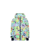 Giubbino per bambino Billieblush Kids multicolore con stampa grafica all-over U22453 Z41 BILLIEBLUSH KIDS 